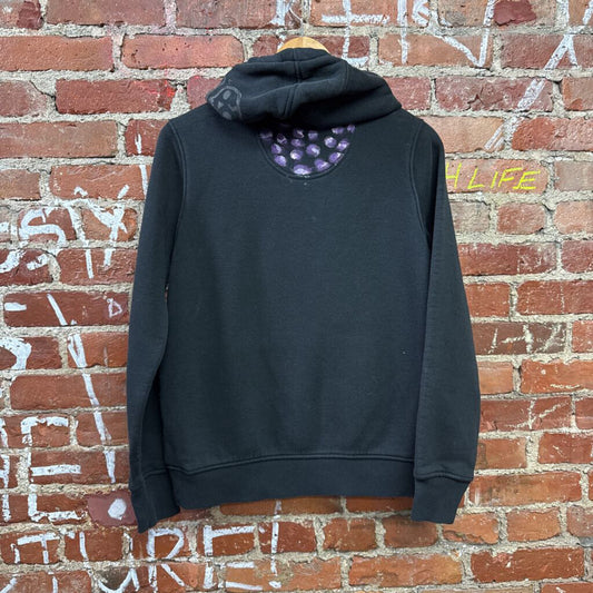 Hiss Off Black Pullover Hoodie Chain Hanging W/Graphic Size S