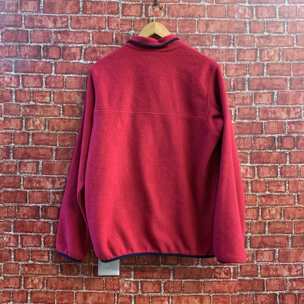 Patagonia Fleece Pullover Bright Red Size L