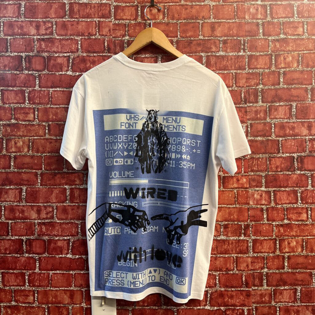 Digital Toni Do Androids Dream Blue Graphic Tee Size M