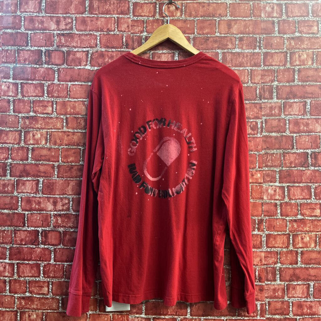 Digital Toni Red Graphic Akira Tee LS Size XL