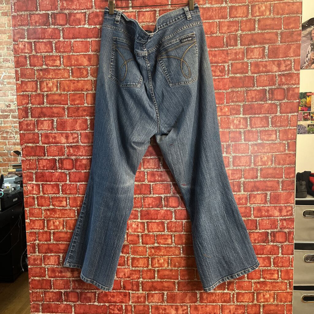 Calvin Klein Jeans Paint Splattered Jeans Size 22W