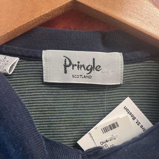 Pringle striped short sleeve polo alternate view