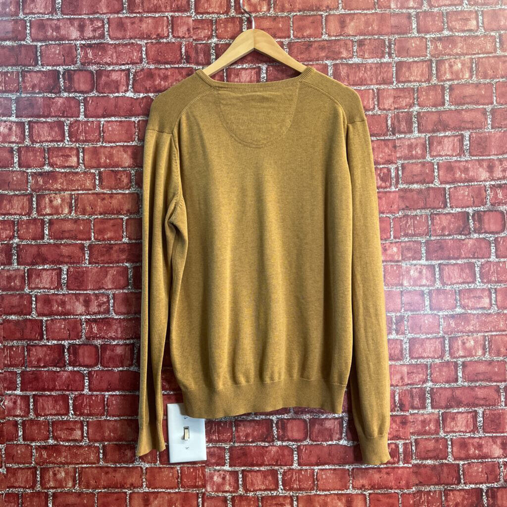Flynch Hatton Knit Crewneck Mustard Size M