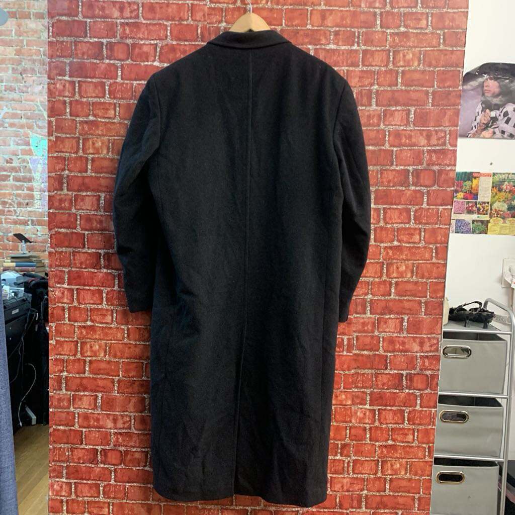 Kasper black cashmere overcoat additional view