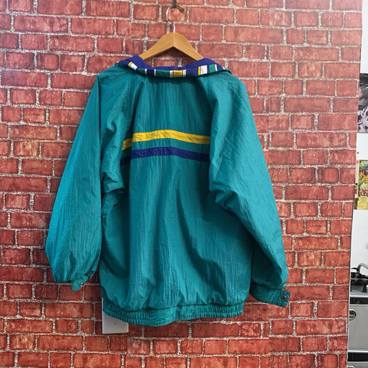 Current Seen vintage colorblock windbreaker alternate view