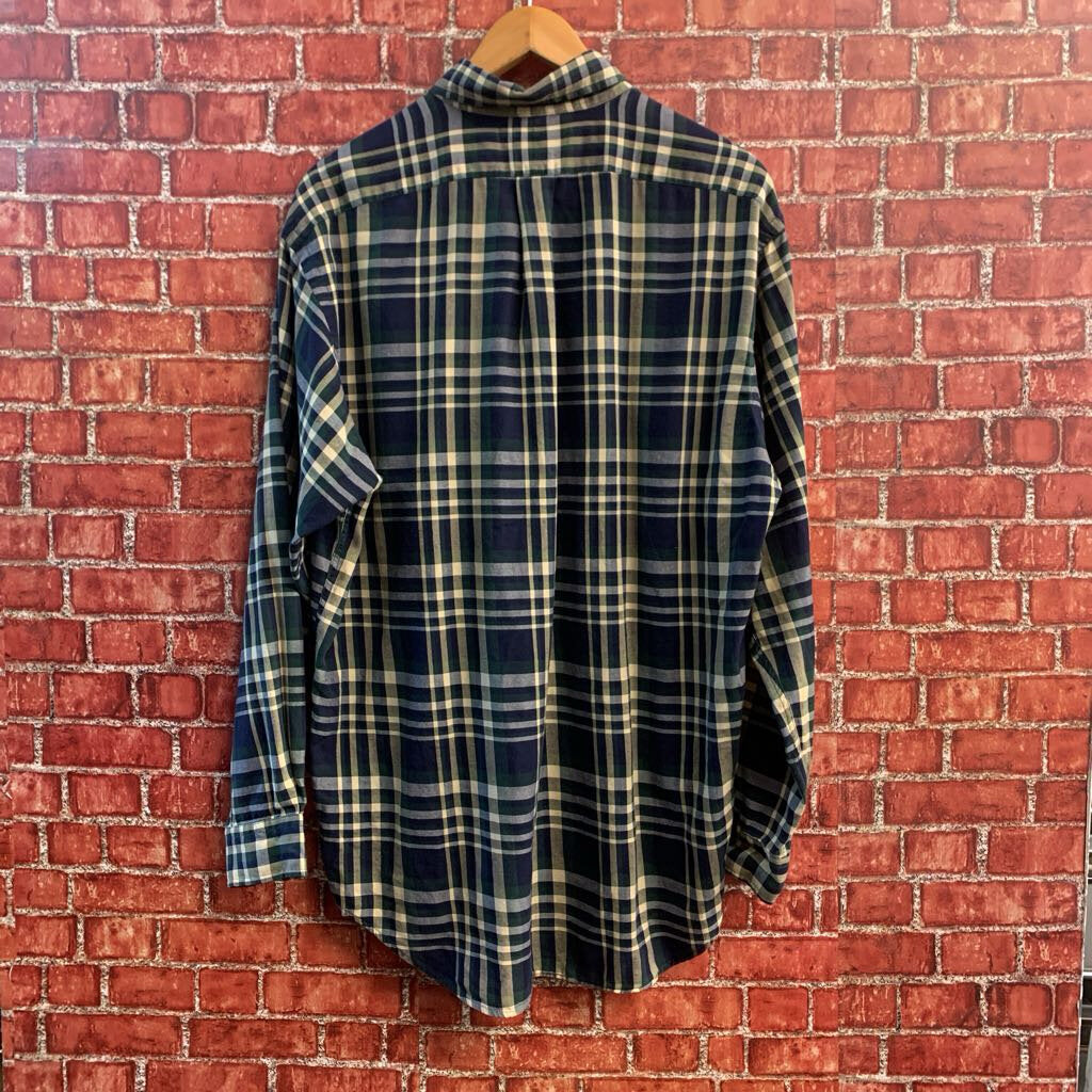 Ralph Lauren Golf vintage plaid shirt, label detail