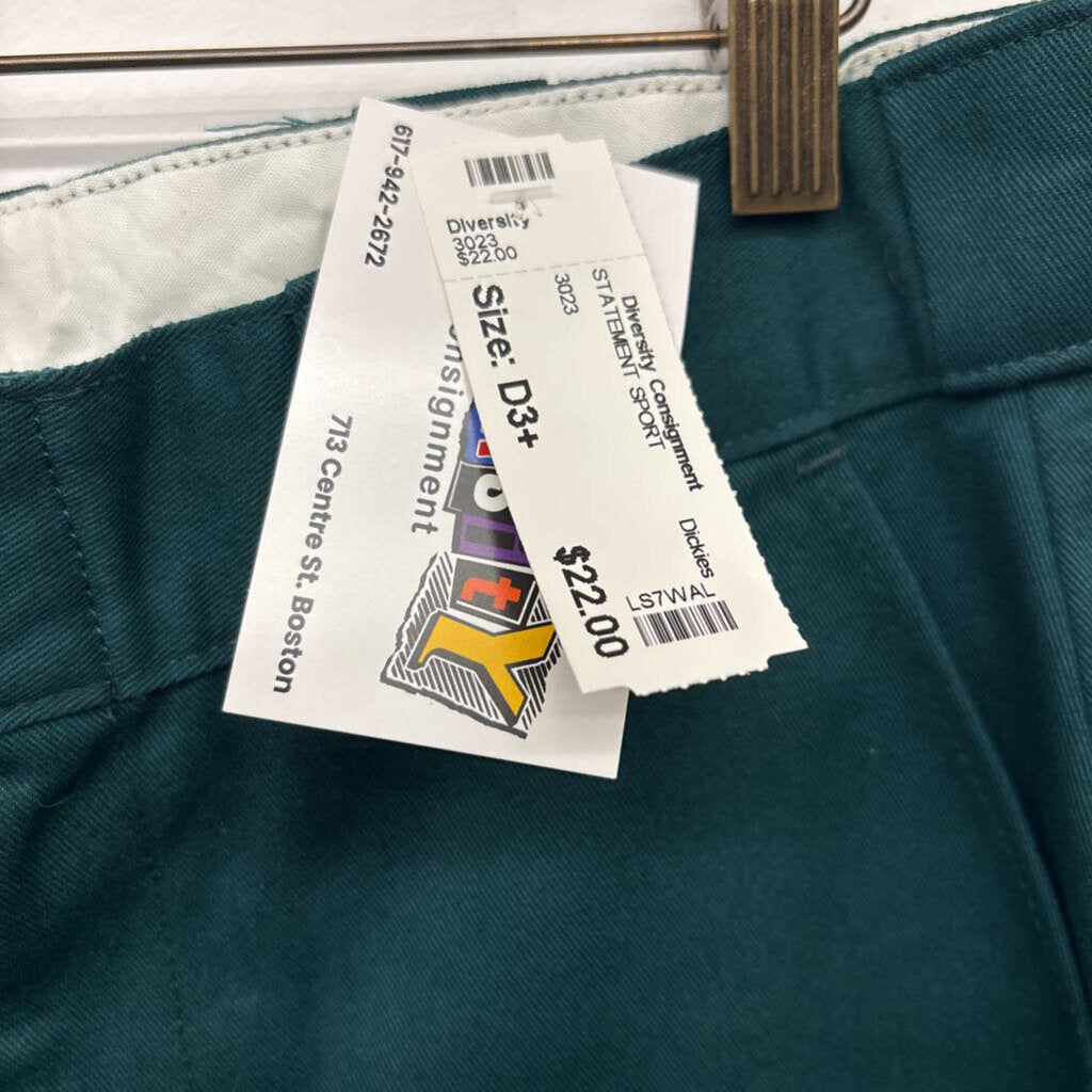 Dickies Work Pants Dark Teal Size 4