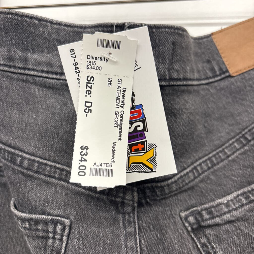 Madewell Jeans Crop Grey Size 30