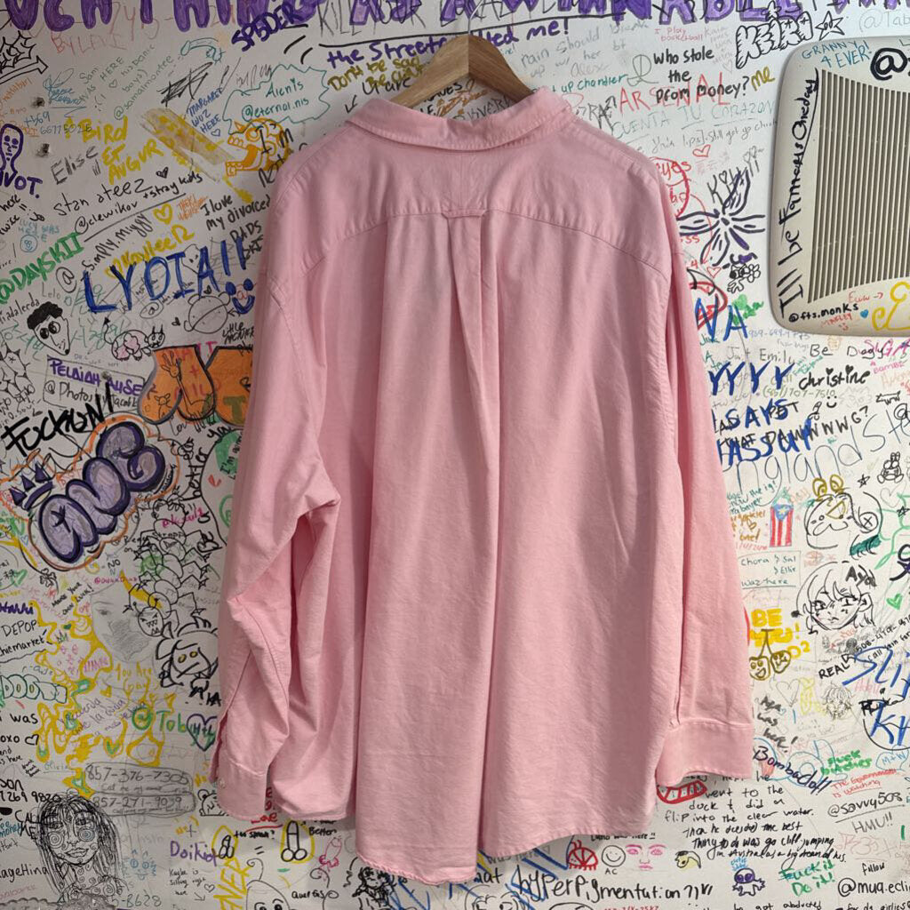 The Outfitters Button Up Pink Size XXL