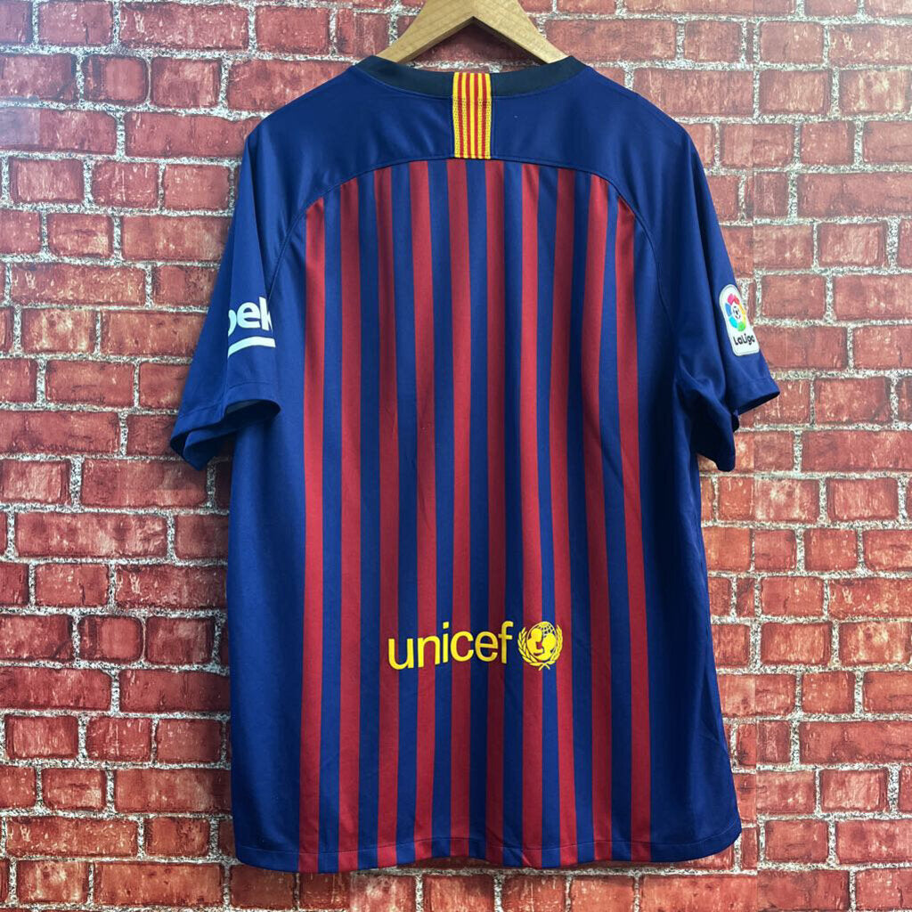 Nike Dri-Fit Soccer Jersey Red/Blue Men’s Size XL