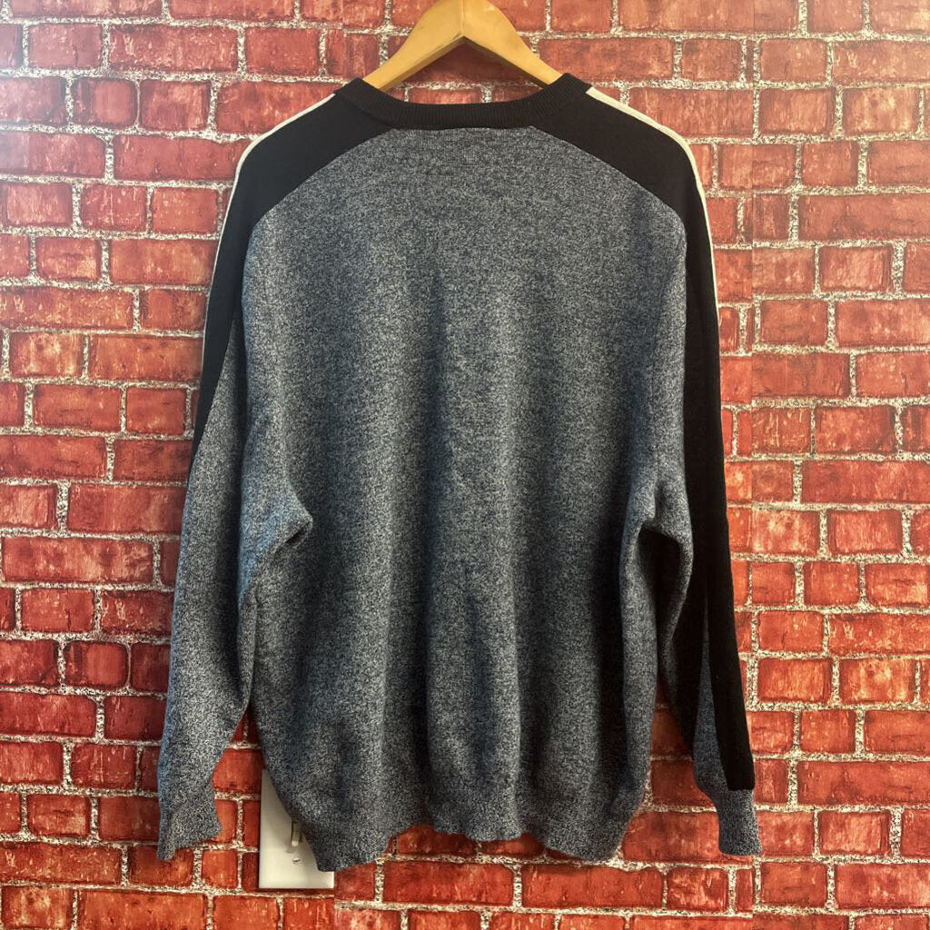 Lacoste Knit Sweater Grey/Blue Men’s Size 3XL