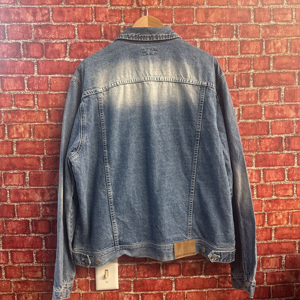 DKNY Jeans Y2K Jean Jacket Blue Men’s Size L