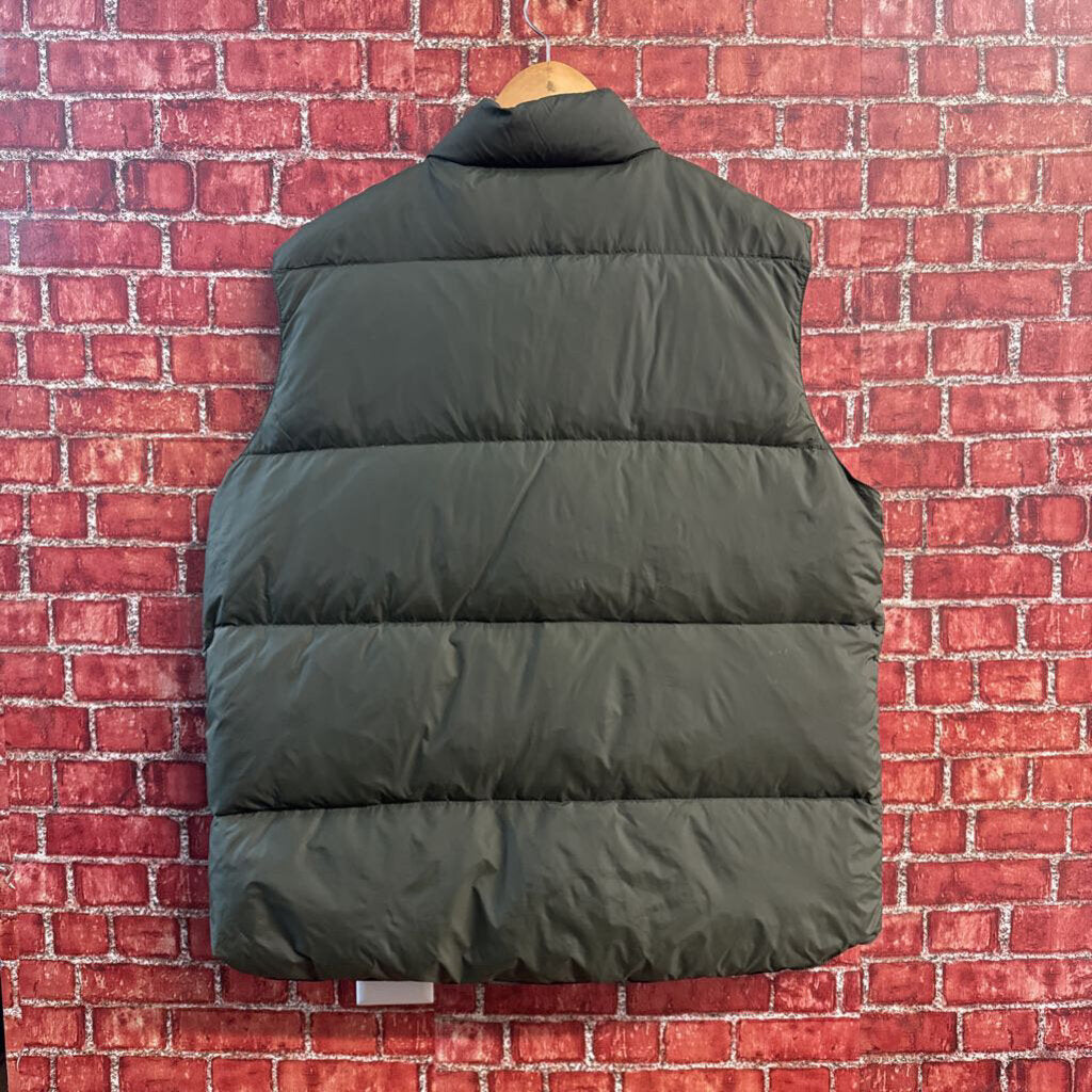 Napapijri Puffer Vest Reversible Olive/Black Men’s Size XL