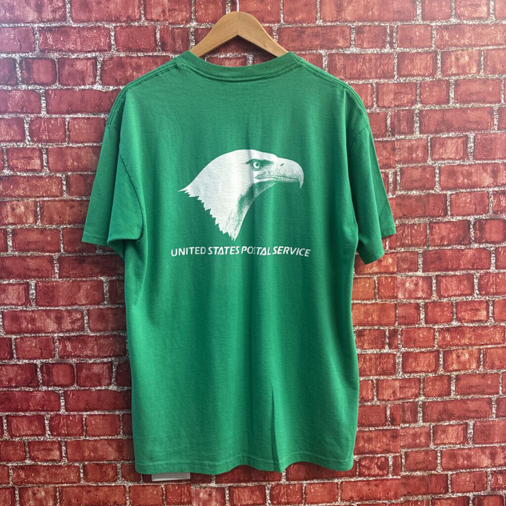 Jerzees Vintage Tee USPS 'Gwen' Green Size L