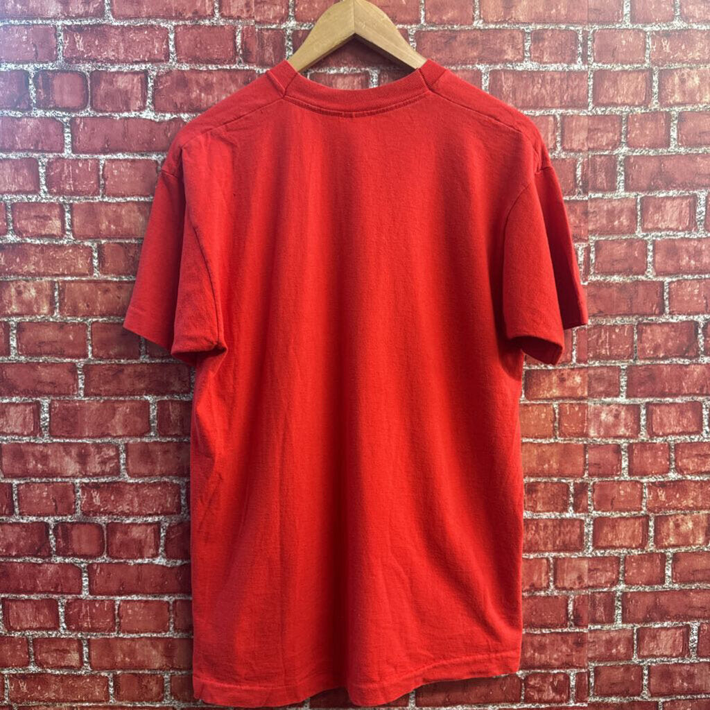 BVD Vintage Pocket Tee Single Stitch Red Men’s Size L