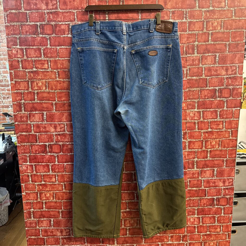 Browning Hunting Pants Jeans/Cotton Blue/Olive Men’s Size 38