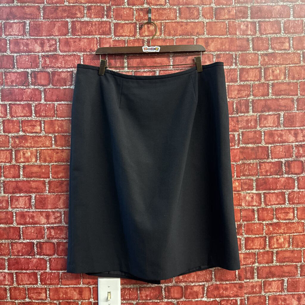 isabella Vintage Pencil Skirt Black Size 18W