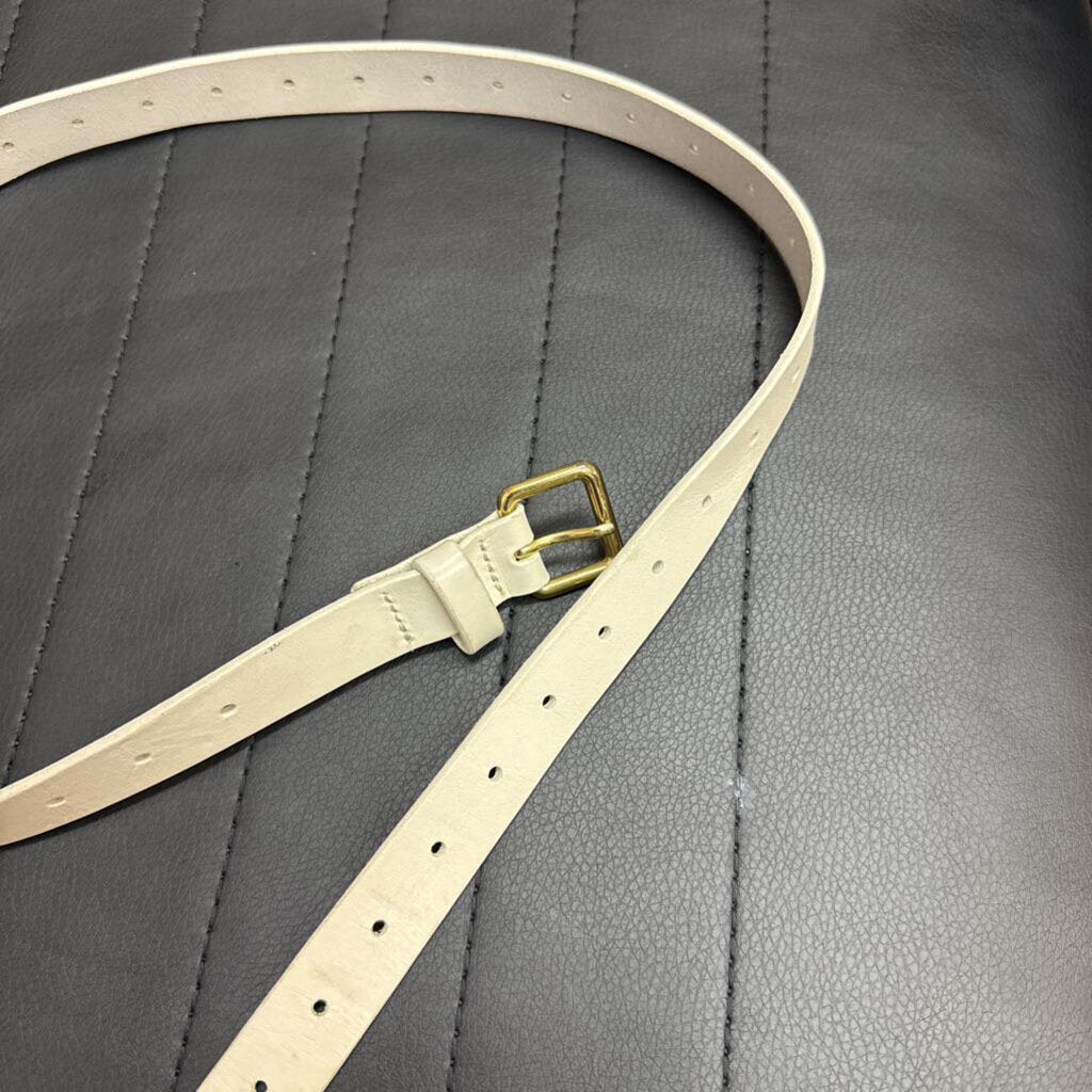 J Crew Beige Leather Belt Ladies Size XS/S
