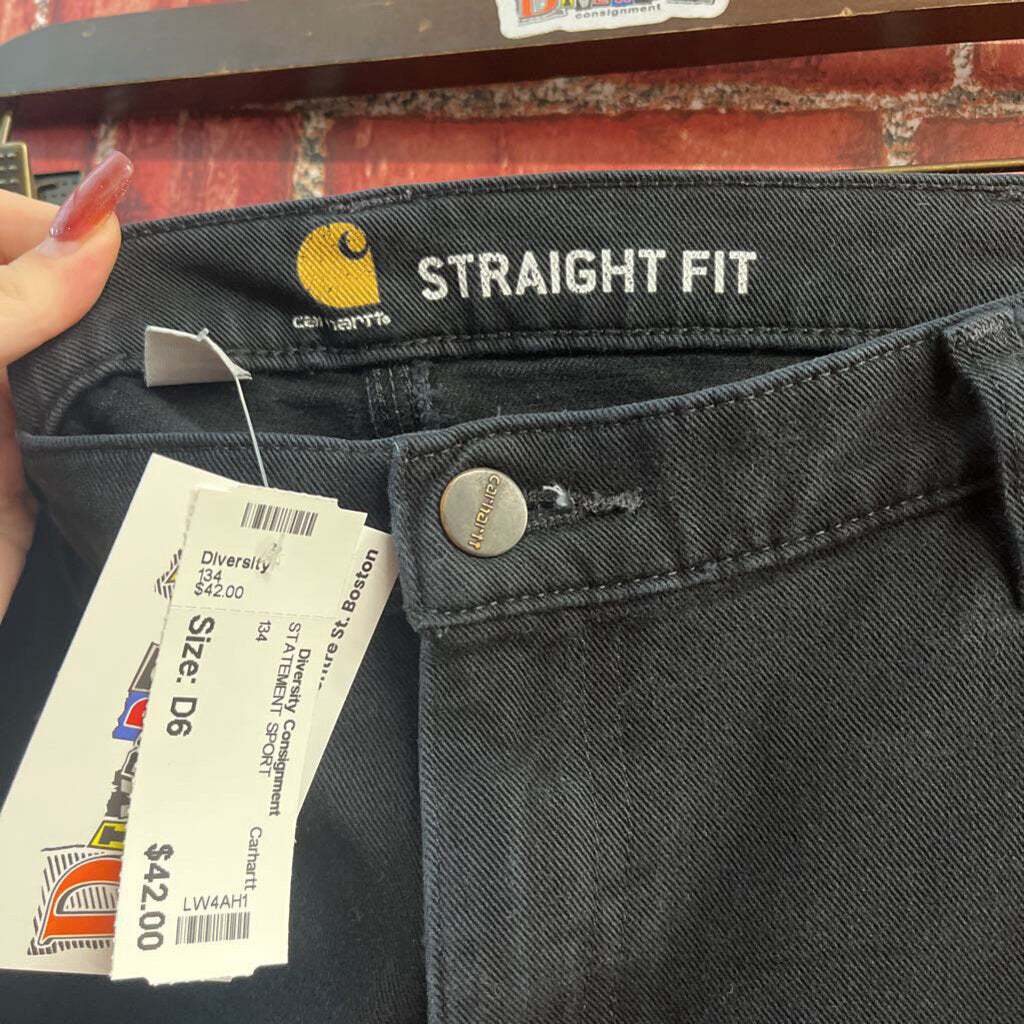 Carhartt Straight Leg Utility Pants Black Size 12