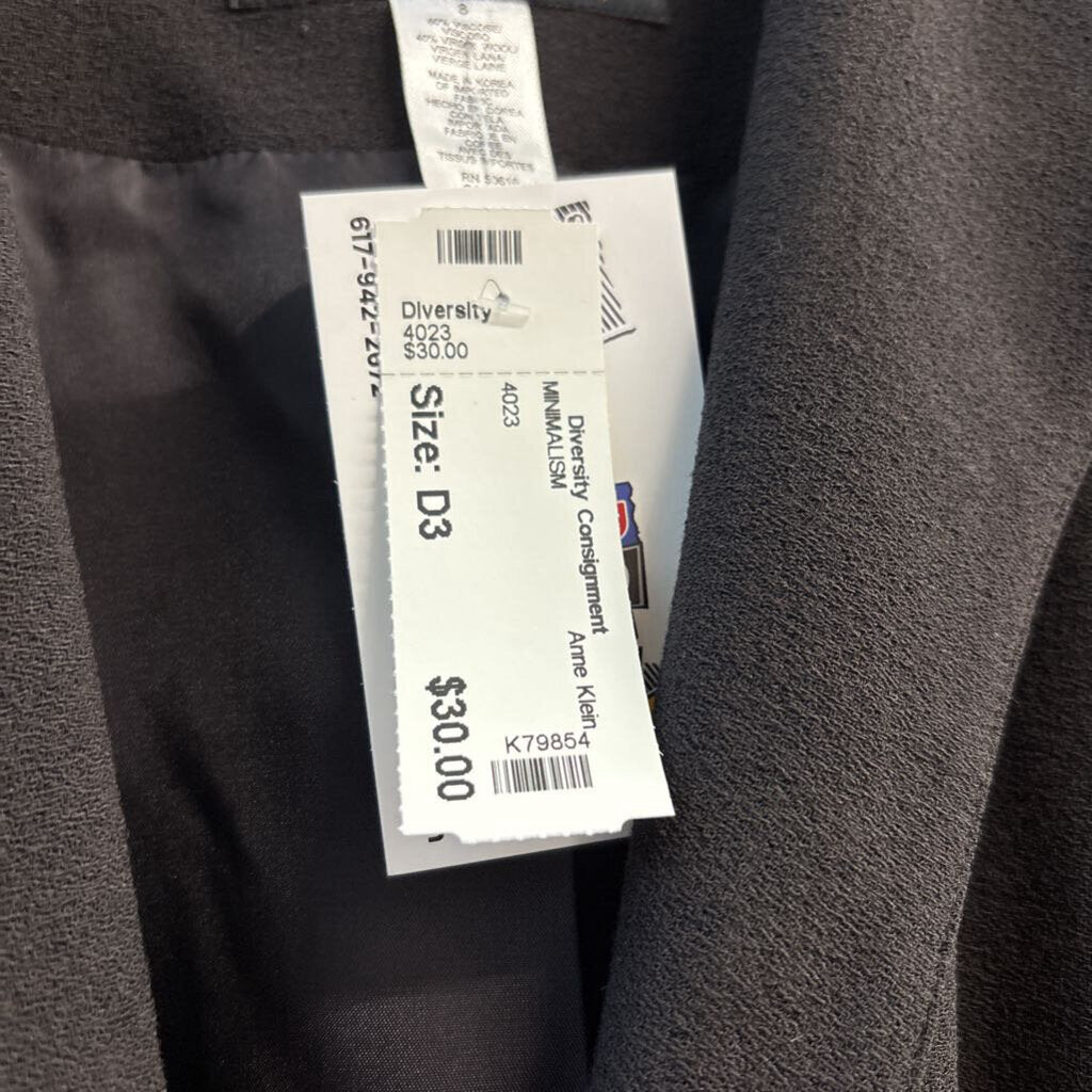 Anne Klein Blazer Black Ladies Size 8