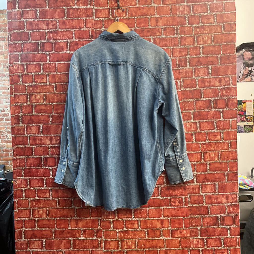 Citizens Of Humanity Button Up Denim Blue