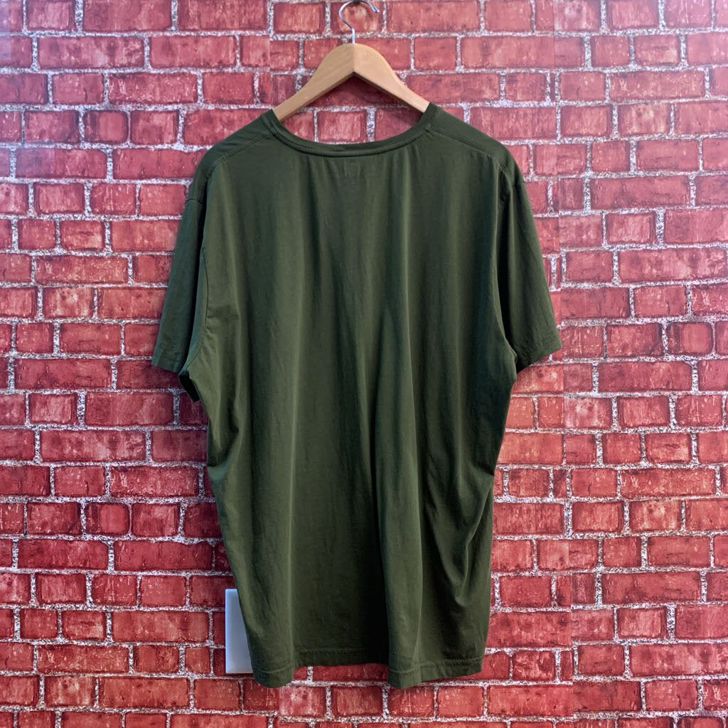 Lacoste V Neck Tee Olive Men’s Size 4XL