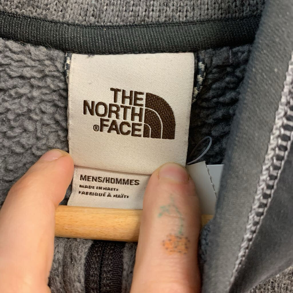 The North Face Fleece Jacket Zip Grey Men’s Size S