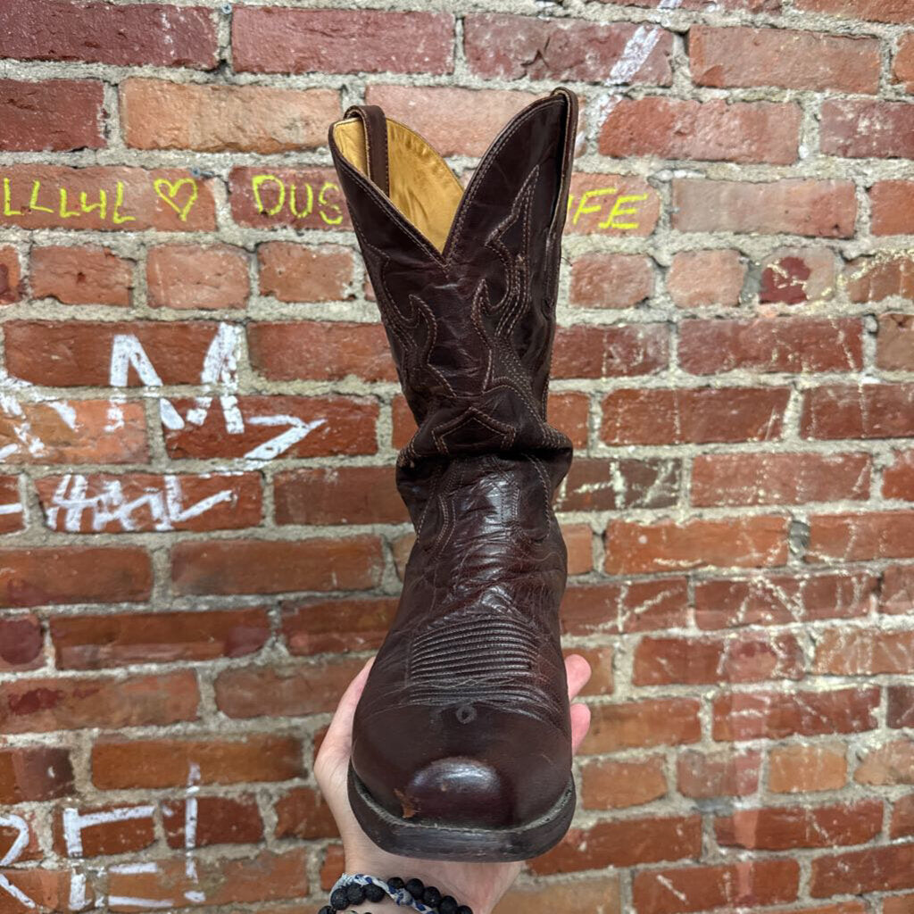 The El Dorado Handmade Boot Cowboy Boots Brown Size 11M