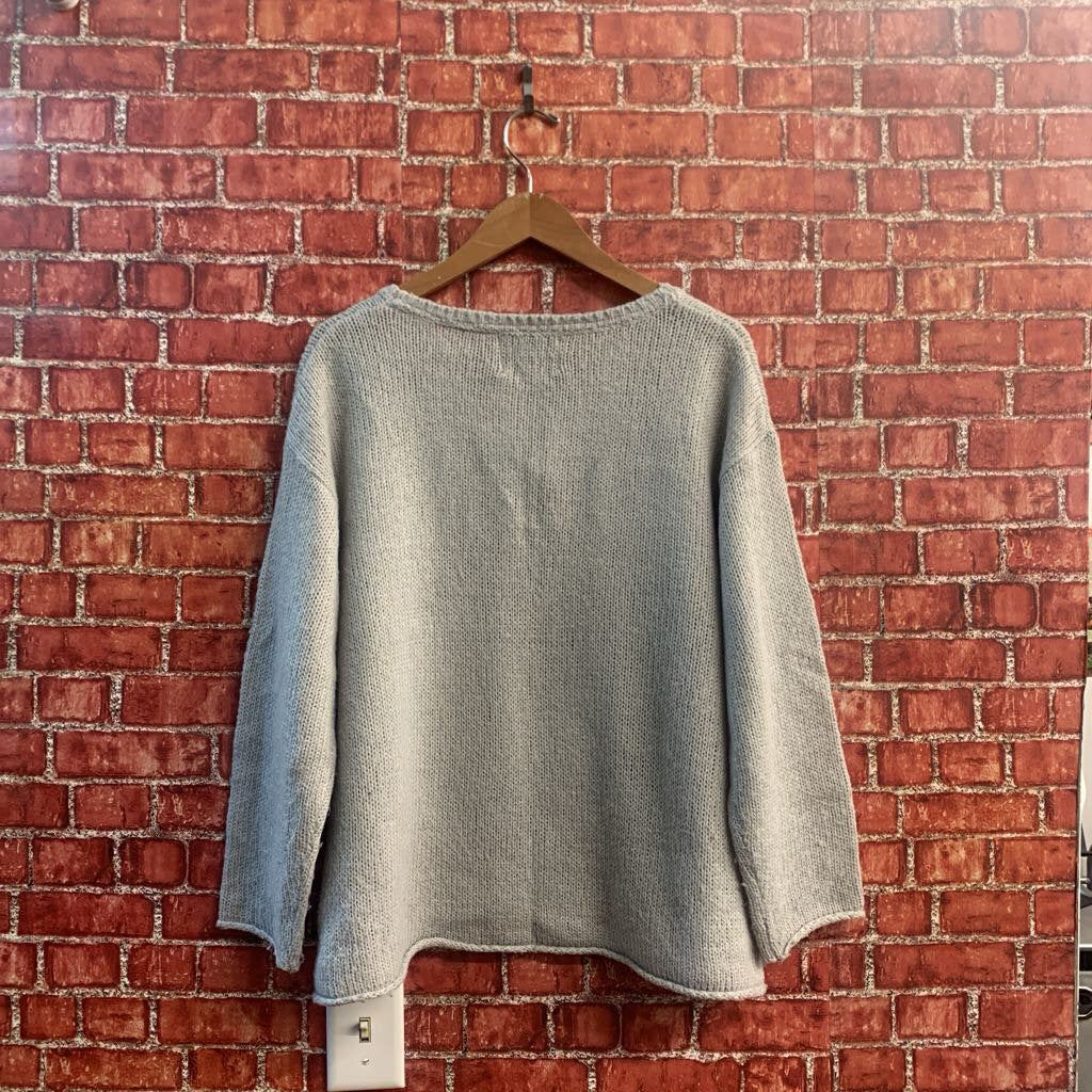 Wildfox White Label Knit Sweater Grey Ladies Size XS