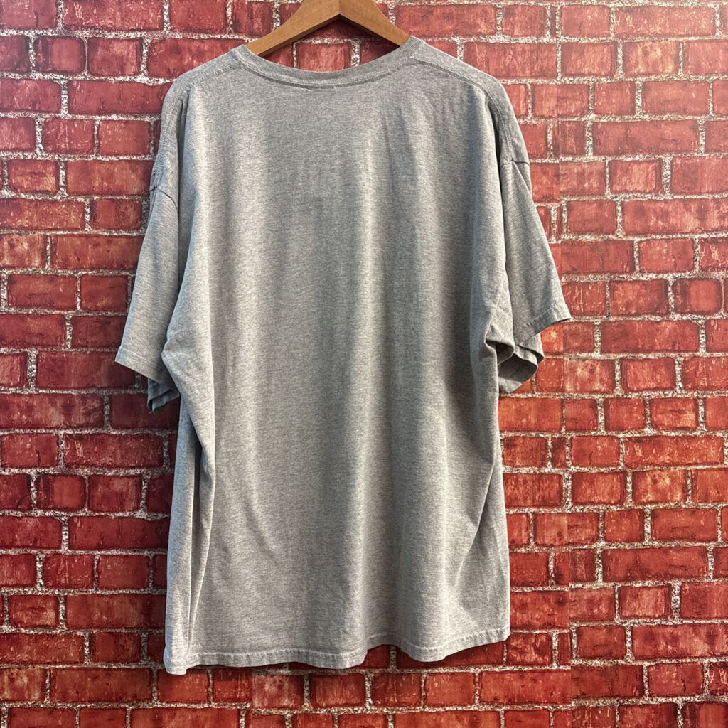 Gildan Born To Ride T-shirt Grey/Black Men’s Size 2XL