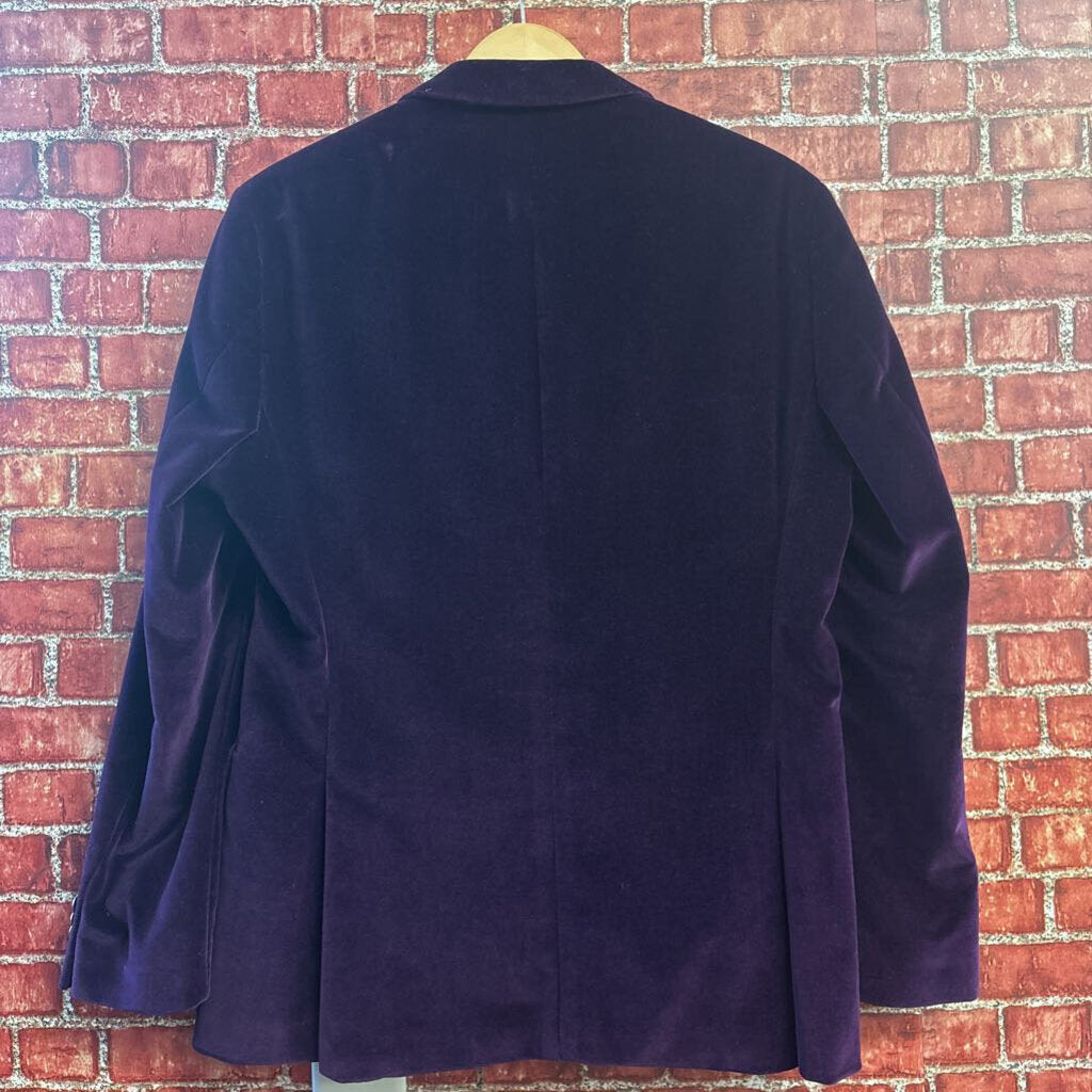 Hugo Boss Velvet Blazer Purple Men’s Size M