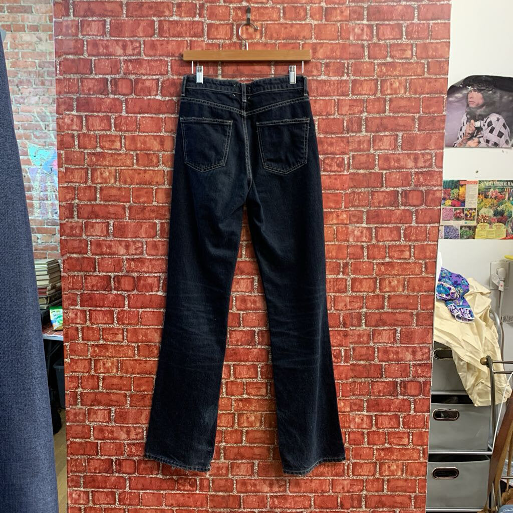 Zara Denim Jeans High-Waisted Dark Blue Ladies Size 4