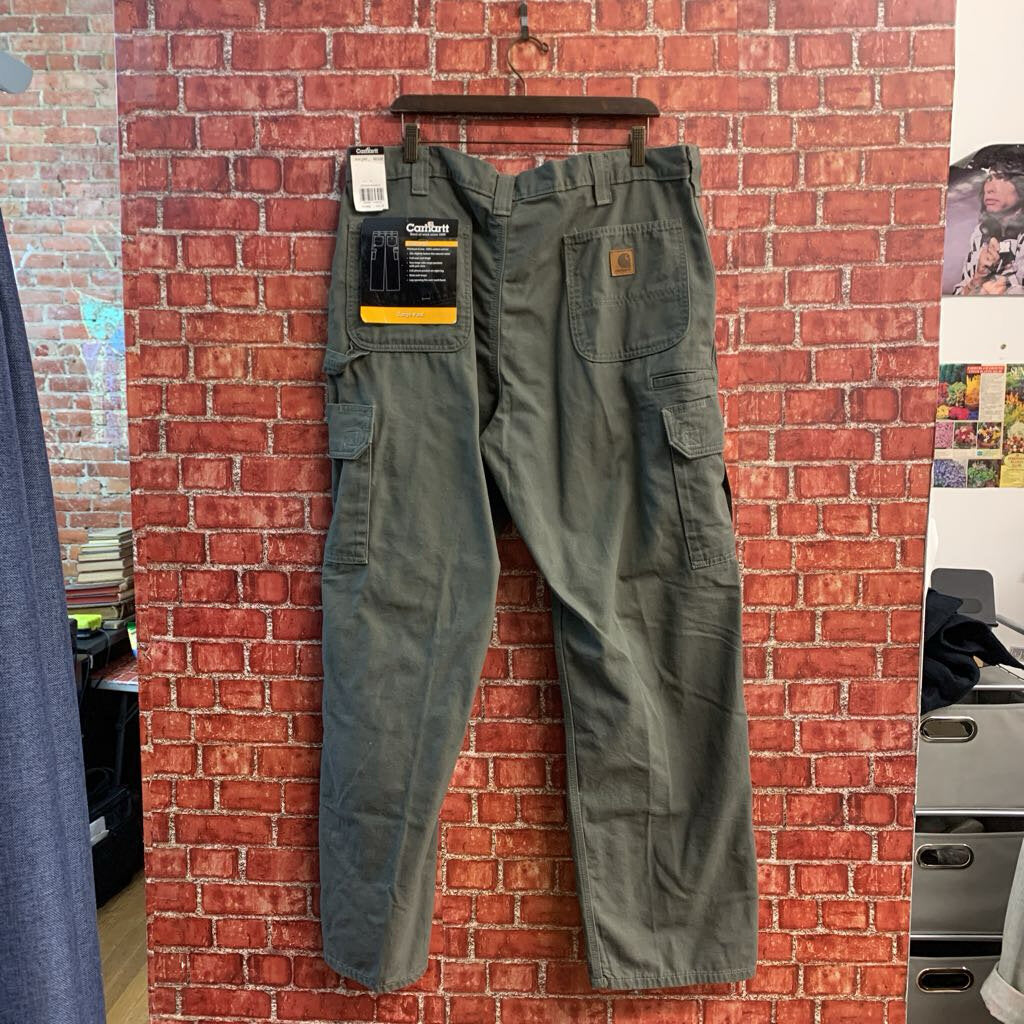 NWT Carhartt Cargo Pants Olive Men’s Size 40x32