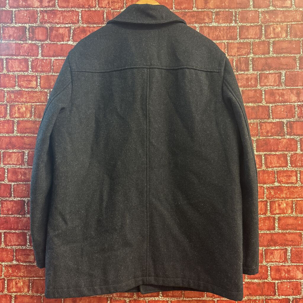 J Crew 'University Jacket' Coat Wool Grey Men’s Size L