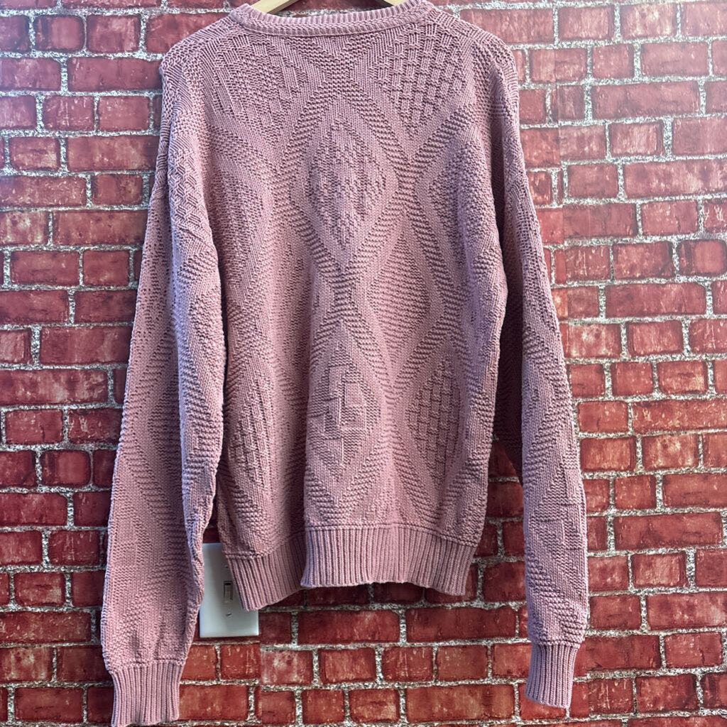 Penn's Landing Vintage Sweater Knit Mauve Ladies Size L