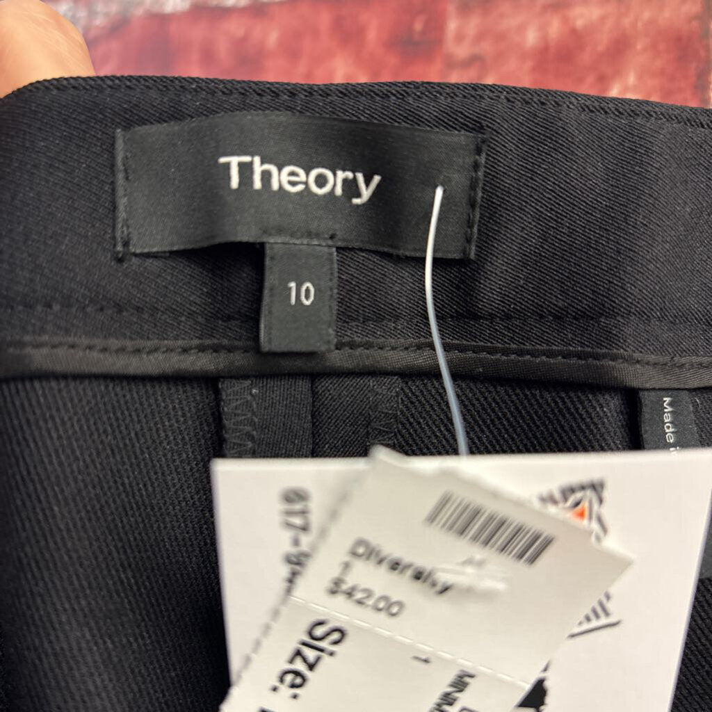 Theory Tailored Dres Pants Black Size 10