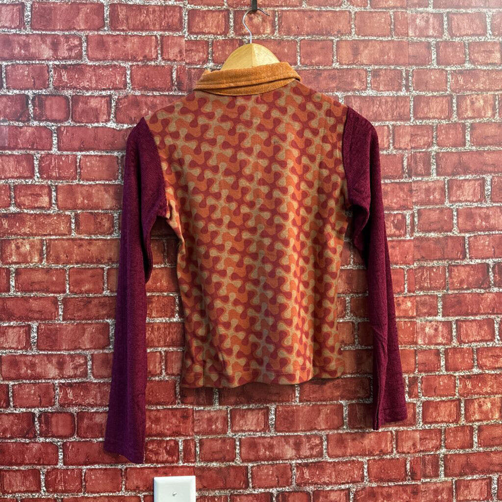 NWT Custo Barcelona Phoenix Print LS Cardigan Top Ladies Size M