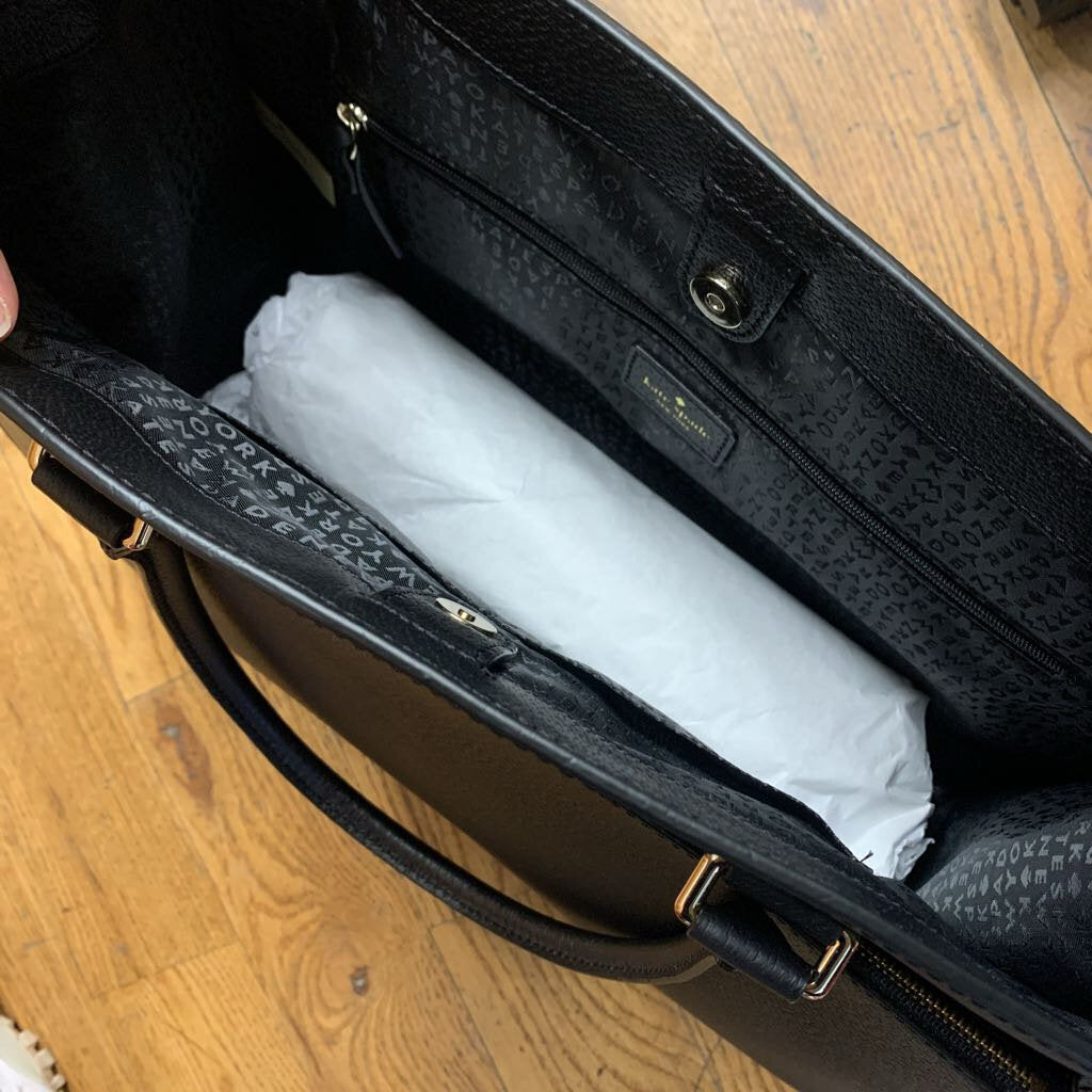 Kate Spade Leather Tote Black