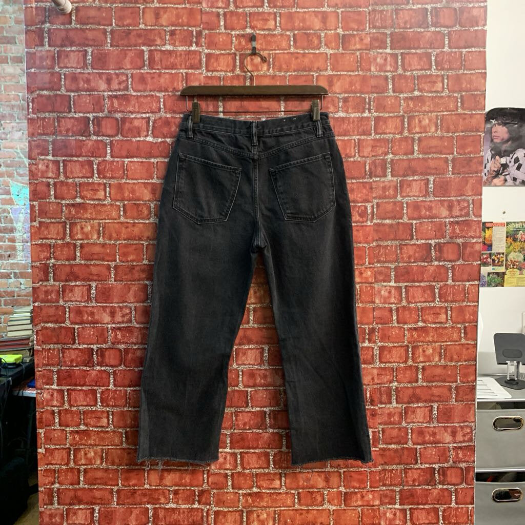 Allsaints Black Cropped Jeans Ladies Size 28