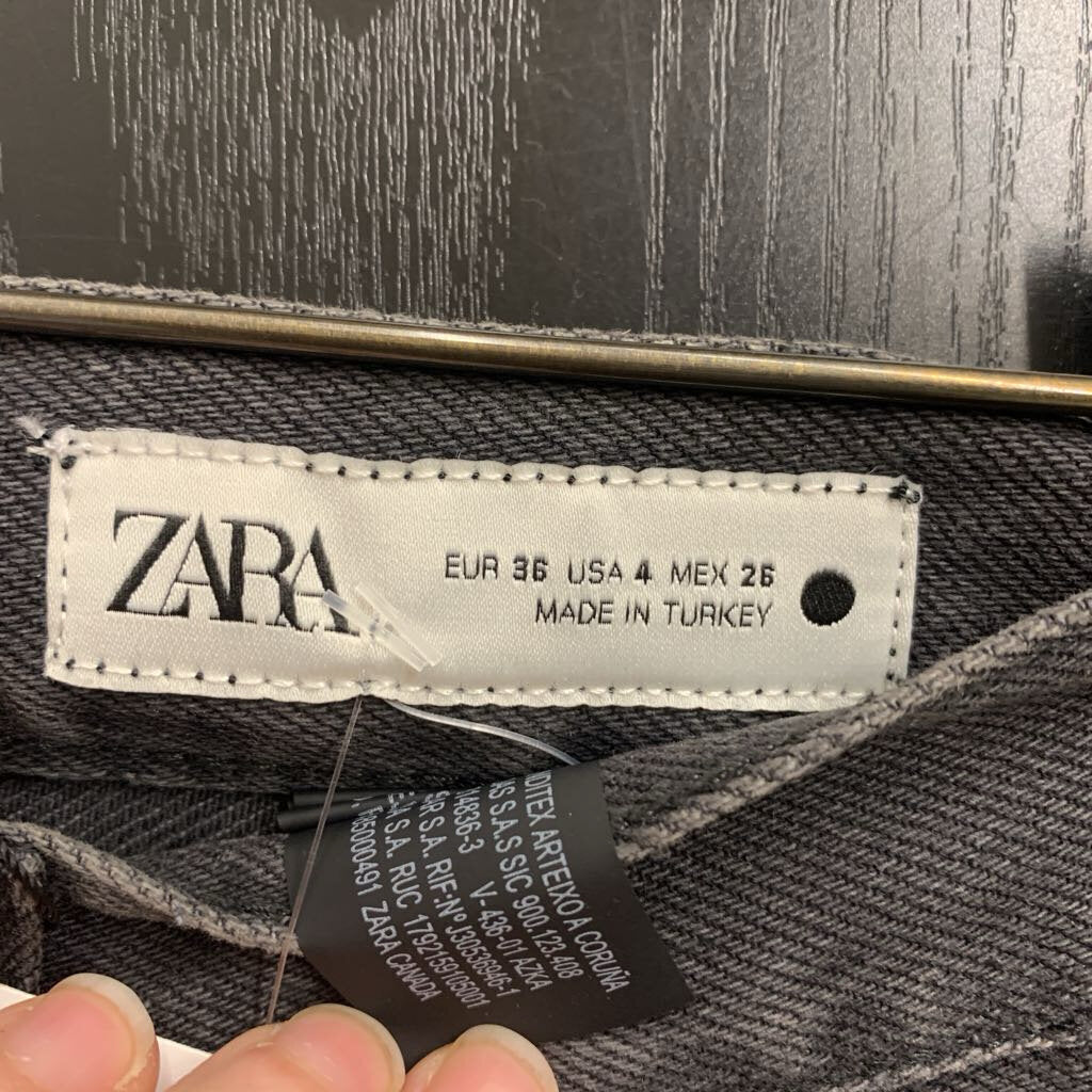 NWT Zara Black Slim Fit Jeans Ladies Size 4