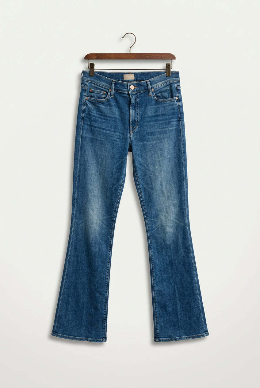 Mother Jeans Boot Cut Stretch Blue Ladies Size 30