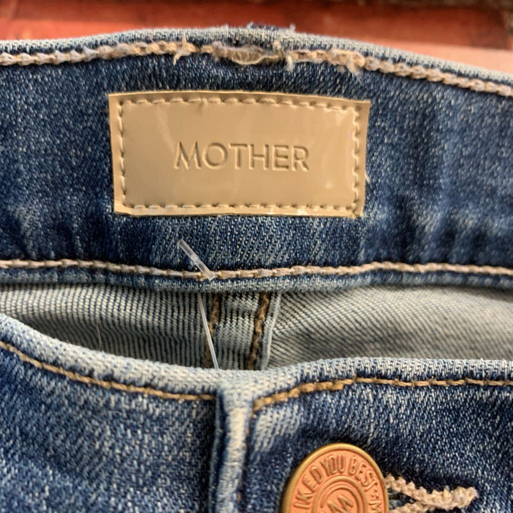 Mother Jeans Boot Cut Stretch Blue Ladies Size 30