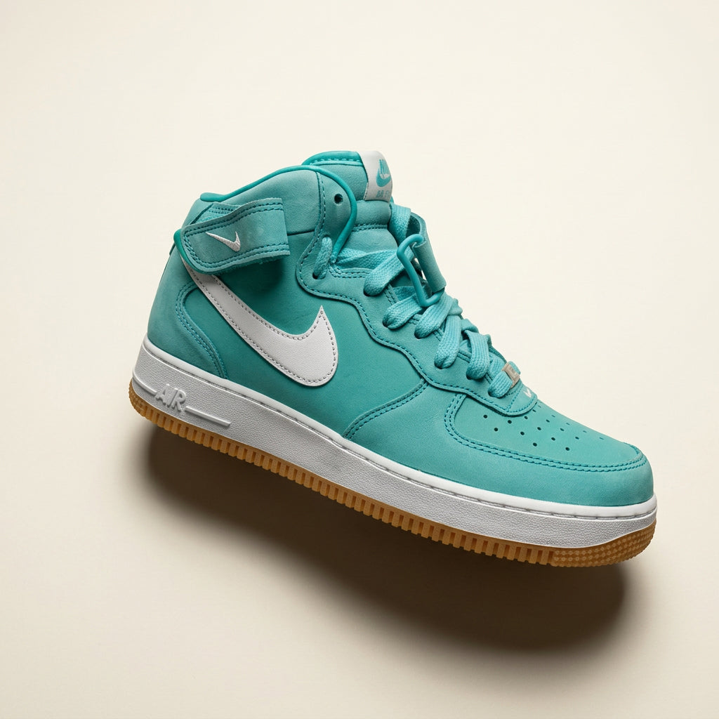 Nike Washed Teal Basketball Sneakers Size 8.5M