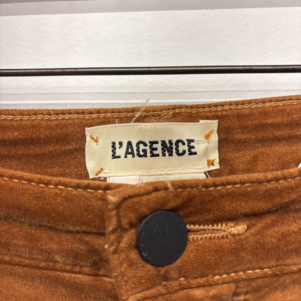 L'agence Brown Slim Fit Pants Ladies Size 27
