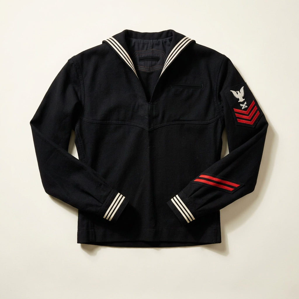 Vintage US Navy Black Pullover Jacket Men’s Size S