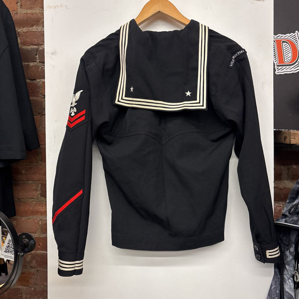 Vintage US Navy Black Pullover Jacket Men’s Size S
