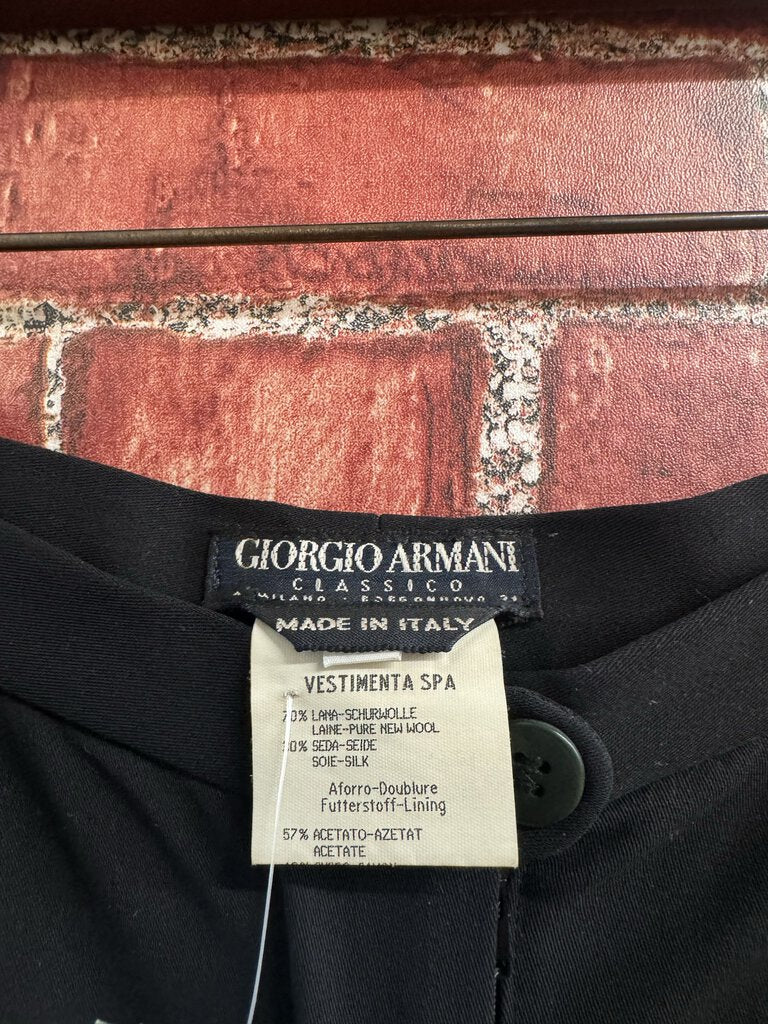 Giorgio Armani Slacks Pants Size 44 (XL) Black