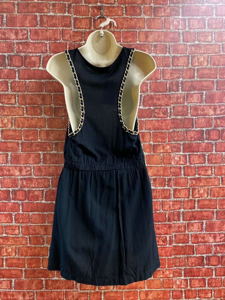 Imaginary Voyage Chain Detail Dress Black Size M