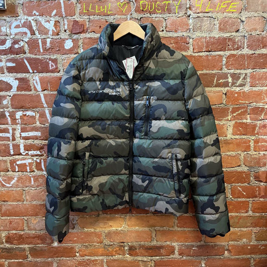 Valentino Camo Puffer Jacket Size M