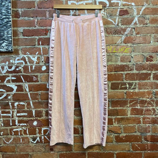 Y2K Apollo Active Velour Track Pants pink Size S